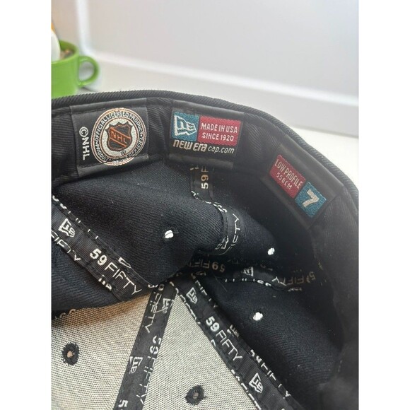 Vtg Y2K Ottawa Senators New Era 7 Hat  Low Profile Wool USA Made - Picture 6 of 6